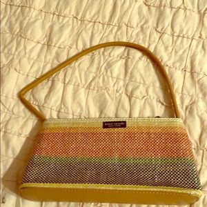Small straw multicolored Kate Spade purse